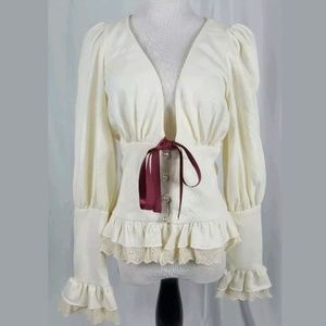 Fanplusfriend Garden gothic Lolita Peplum Jacket